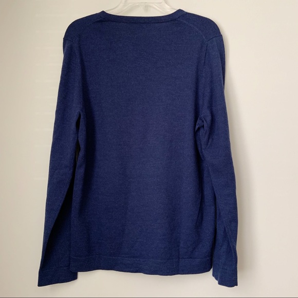 Drykorn for Beautiful People Men Blue Wool Sweater - Picture 2 of 6